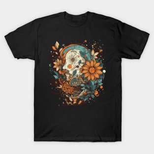 Minimal Flower Abstract T-Shirt